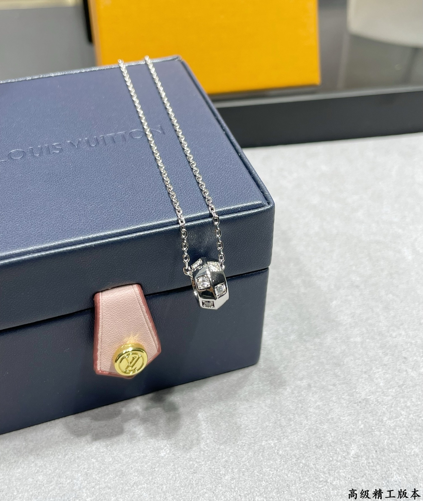 LV Checkerboard Necklace