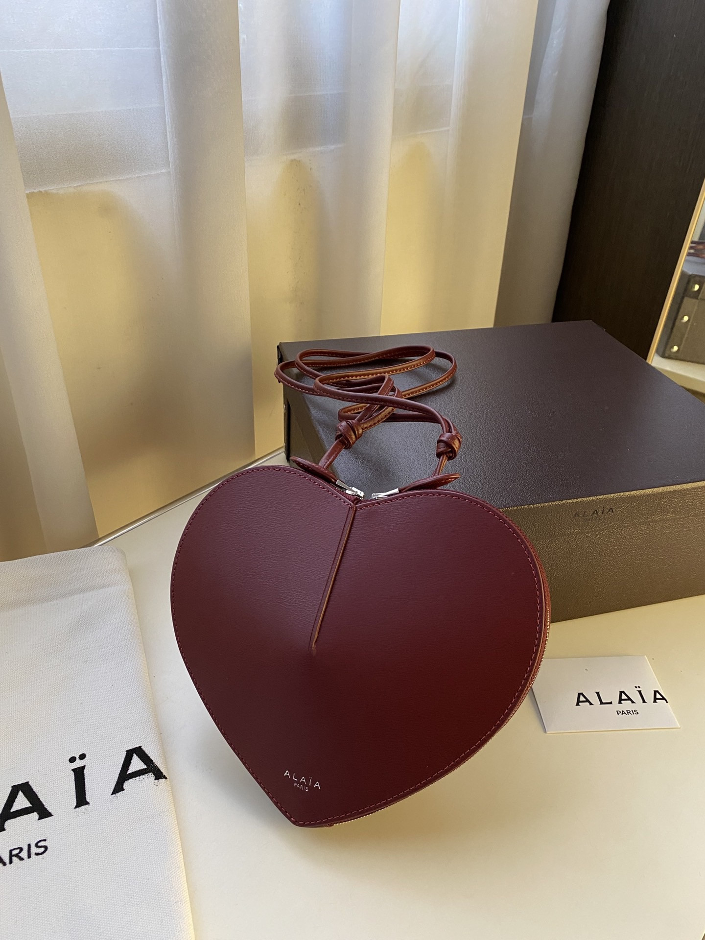ALAÏA Le Coeur Heart Bag 18.5x20.5x5cm