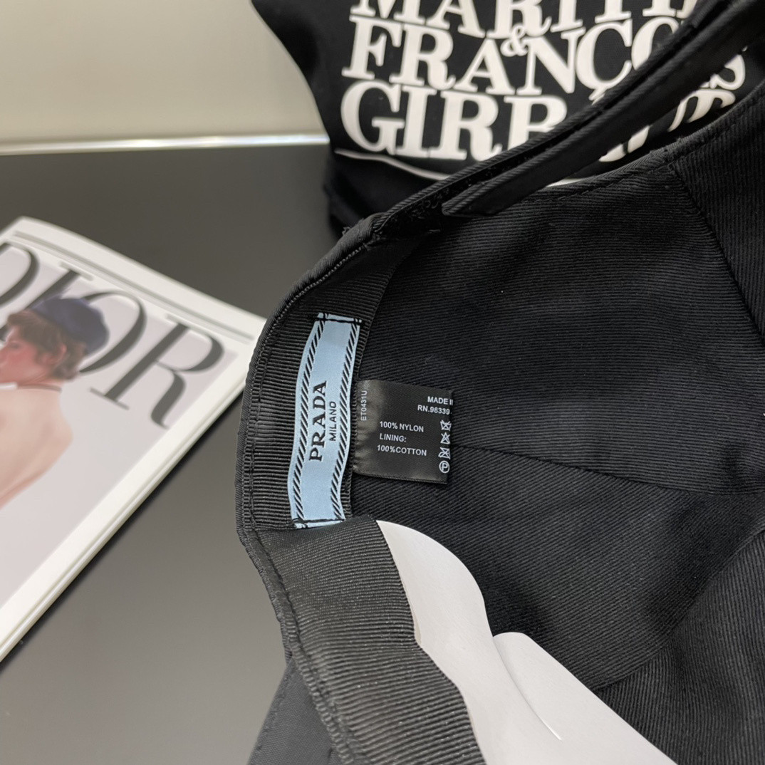 Pra*a re-nylon baseball cap