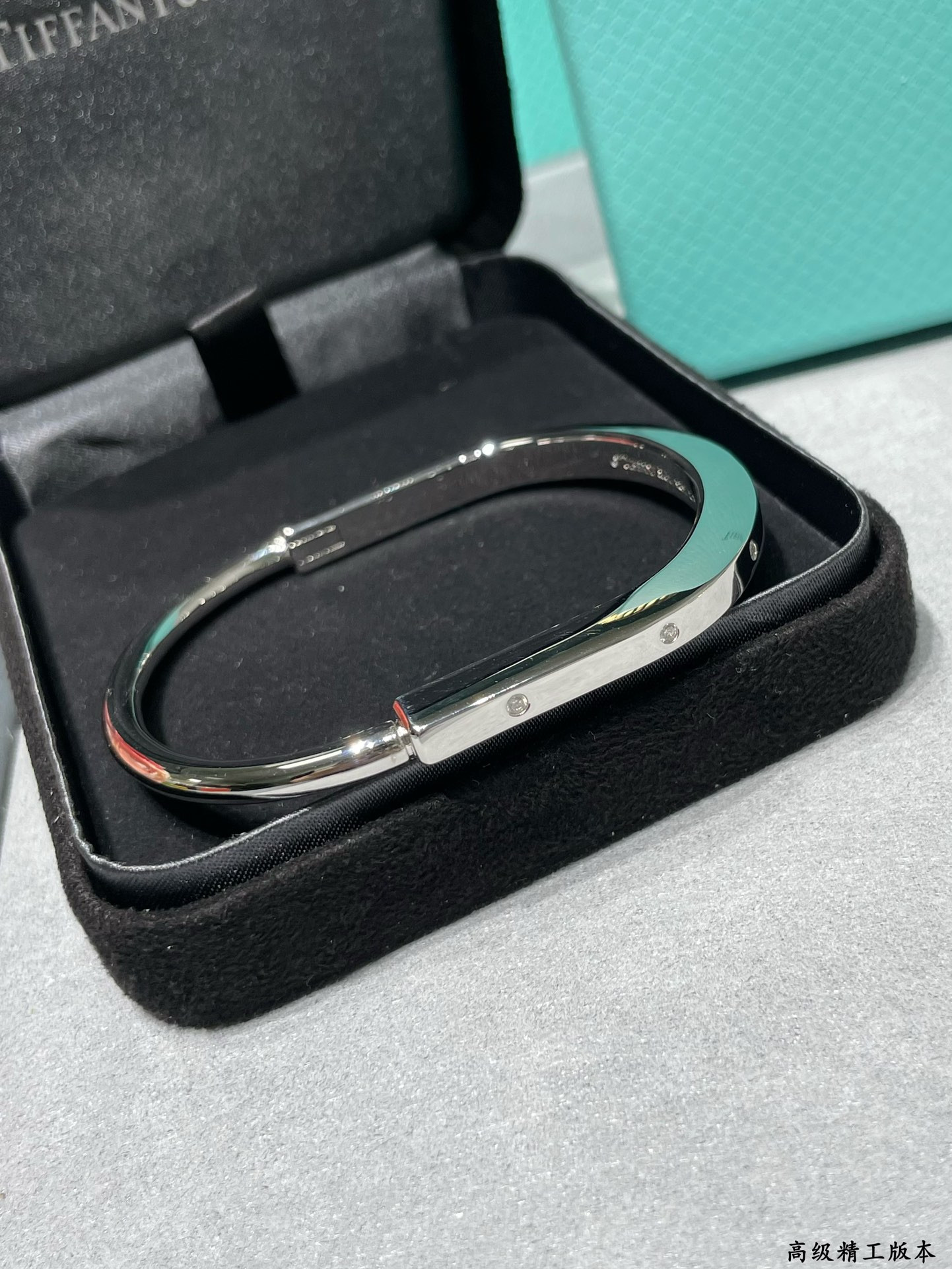 t*f*ny & co. lock Di*m*nd alternating bracelet