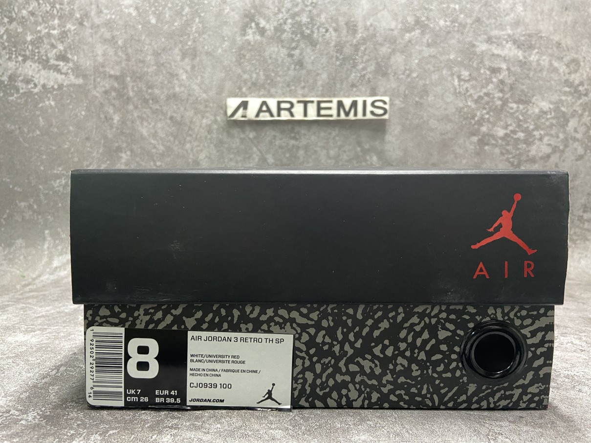 Air Jordan 3 Retro Tinker Air Max 1 White - University Red