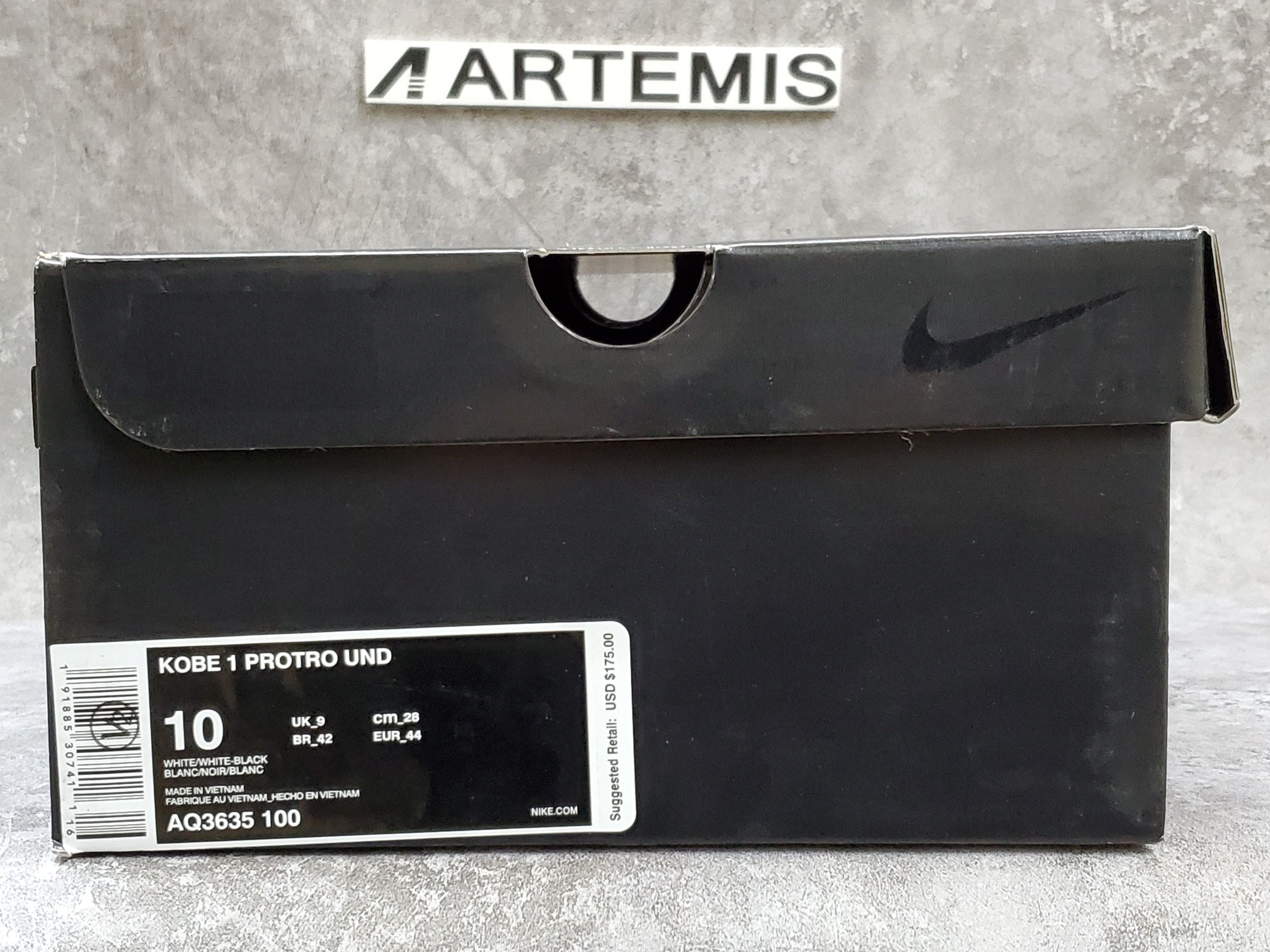 Nike Kobe 1 Protro Undefeated White