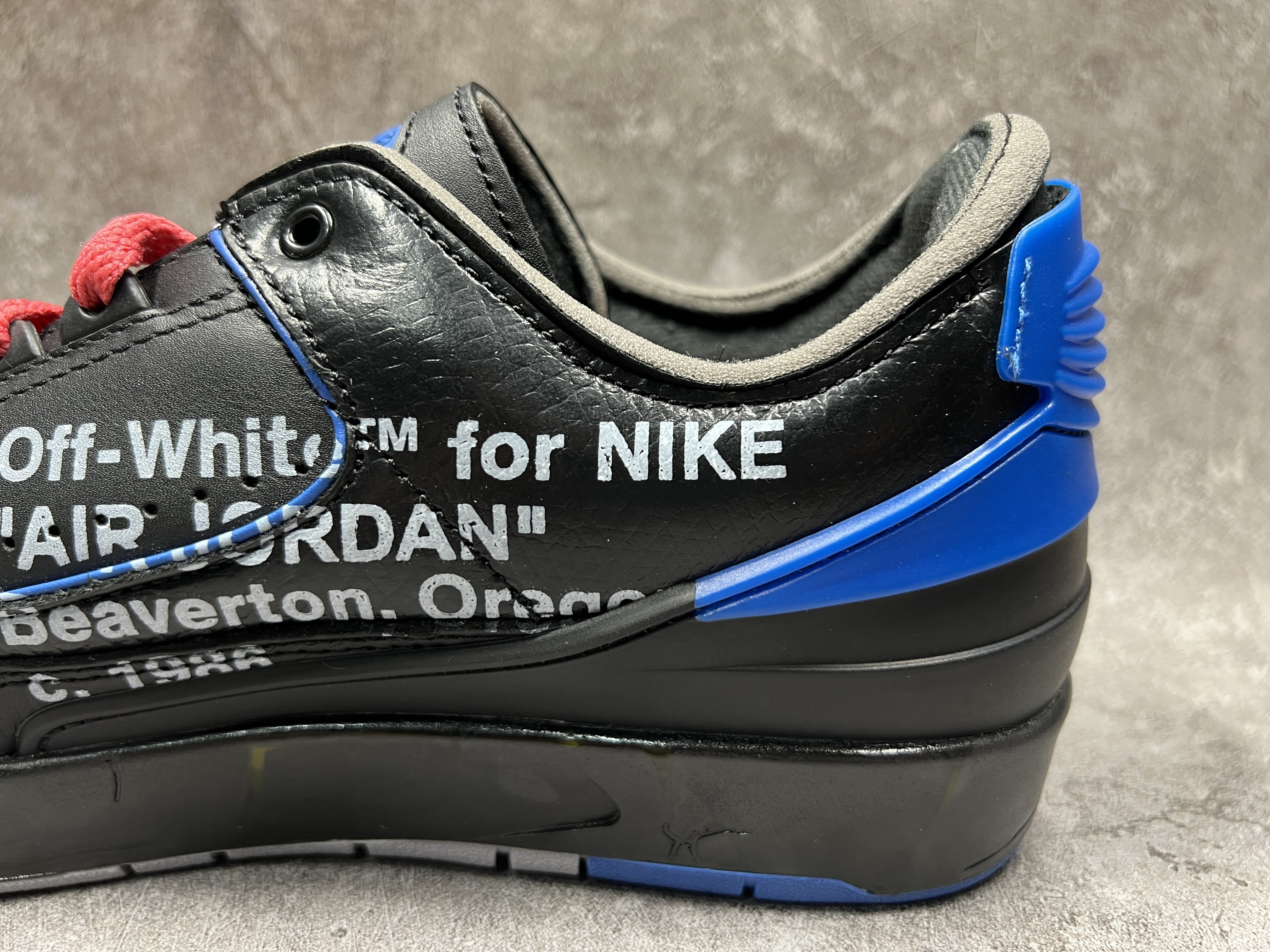 Air Jordan 2 Retro Low SP Off-White Black Blue