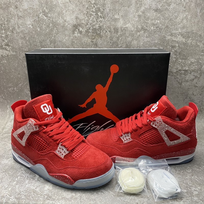 Air Jordan 4 Retro Oklahoma Sooners PE