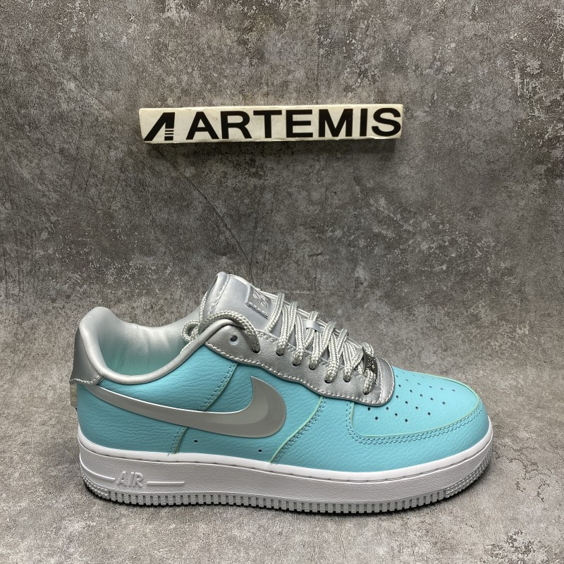 Nike Air Force 1 low Blue Silver
