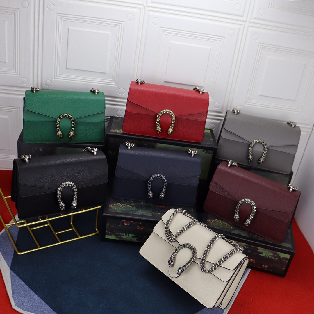 G*u*i dionysus small shoulder bag black 28x18x9cm