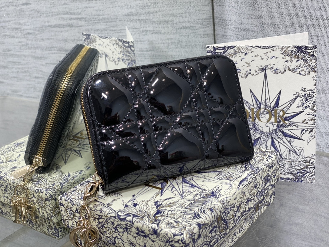 lady D*or voyageur small coin purse card holder