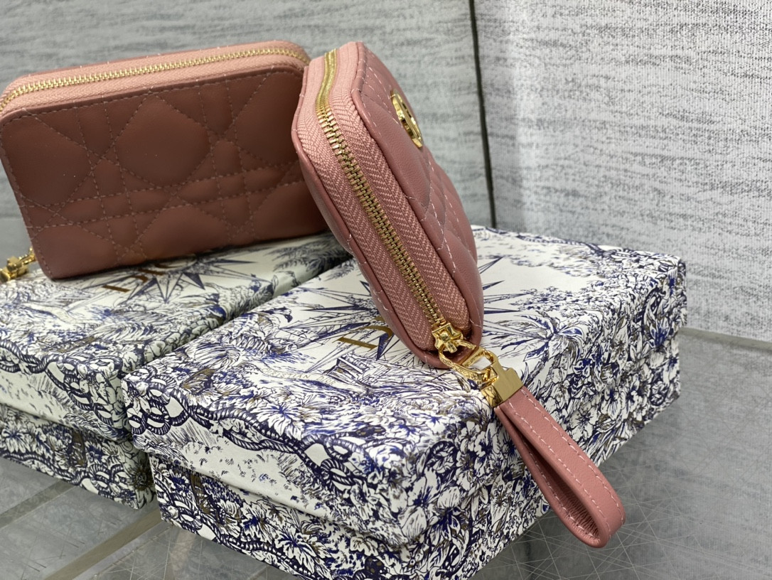 lady D*or voyageur small coin purse card holder