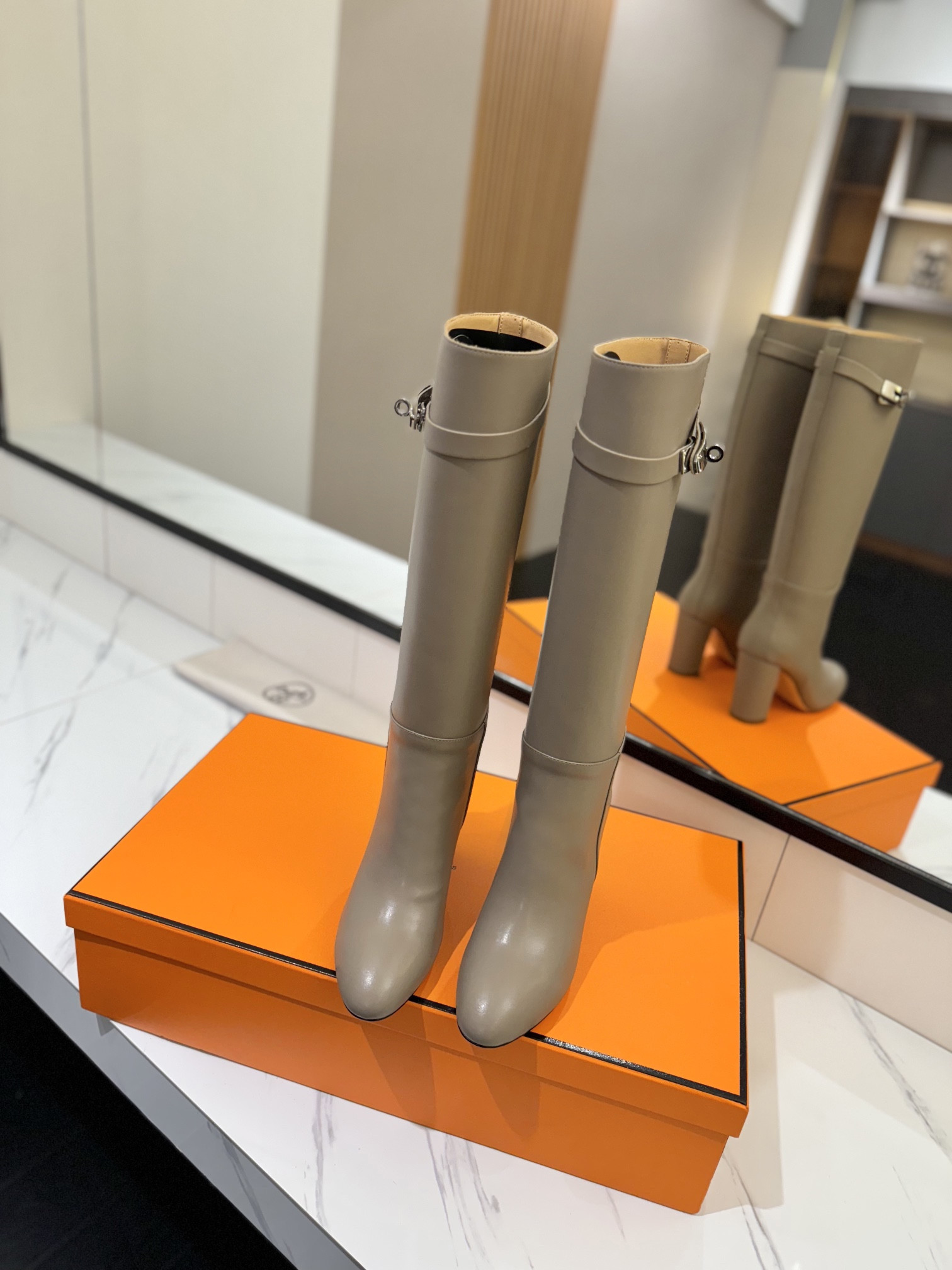 UA Hermès Jumping Boots (Heel height 8.5cm)