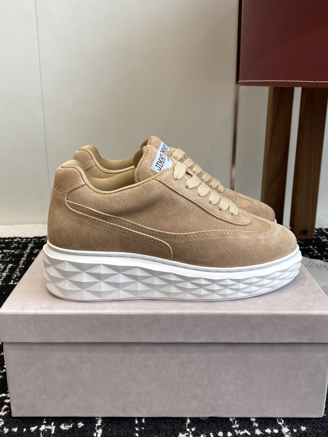 ua ji*y ch* Di*m*nd light maxi f sneakers